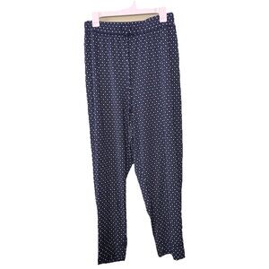 3x Plus Size State Of Day Womens Jogger Pajama Bottom Blue